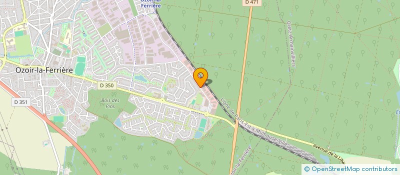 localisation de l'entreprise FRANCOIS R  OZOIR-LA-FERRIERE