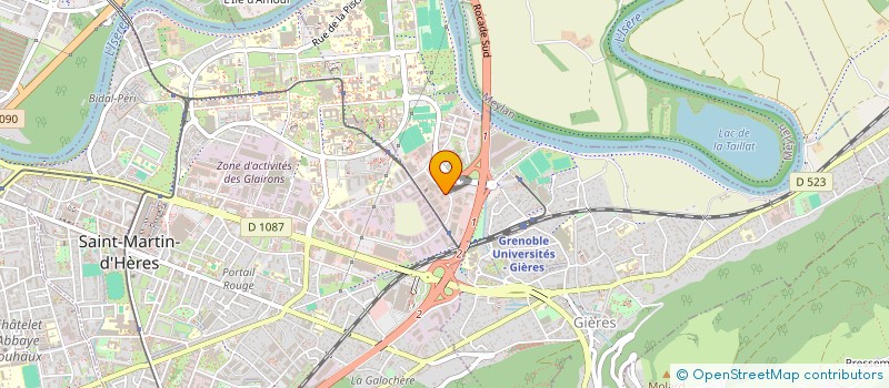 localisation de l'entreprise FRANCOIS RAUX ET JUANA RAUX-PABON EZPELETA  GIERES