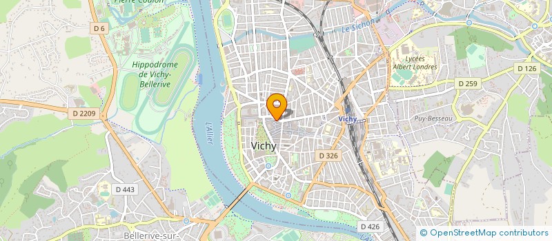 localisation de l'entreprise FRANCOIS ROBELIN ET MICHAEL MIDROUILLET NOTAIRES ASSOCIES à VICHY
