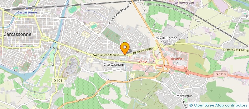 localisation de l'entreprise FRANCOIS ROSE à CARCASSONNE