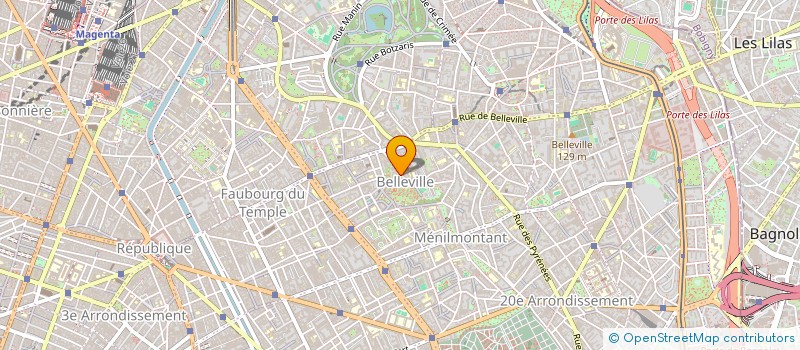 localisation de l'entreprise FRANCOIS SAUDUBRAY  PARIS