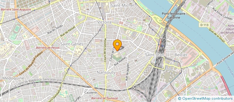 localisation de l'entreprise FRANCOIS-SAUVAGET  BORDEAUX