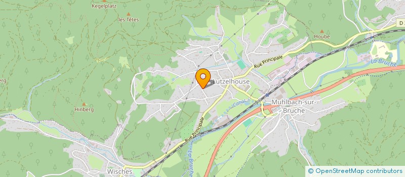 localisation de l'entreprise FRANCOIS SECURITE INCENDIE à LUTZELHOUSE