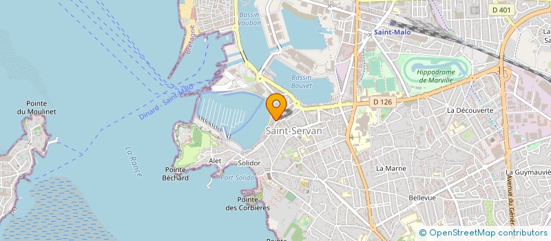 localisation de l'entreprise FRANCOIS SEGUIN CONSEIL  SAINT-MALO