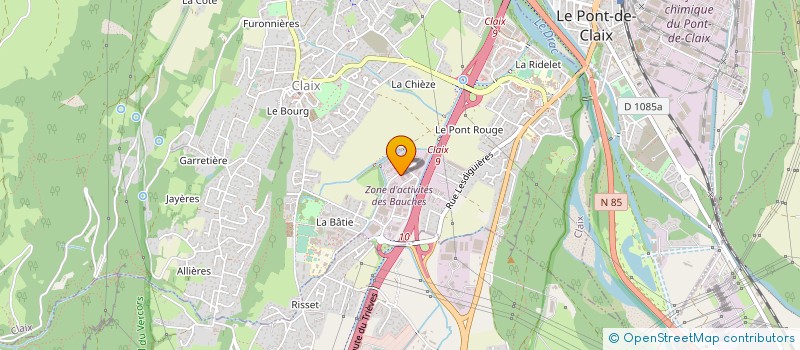 localisation de l'entreprise FRANCOIS STUPENENGO à CLAIX