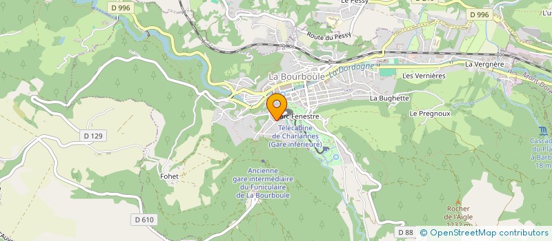 localisation de l'entreprise FRANCOIS & SUZON MAISON ENFANT  LA BOURBOULE