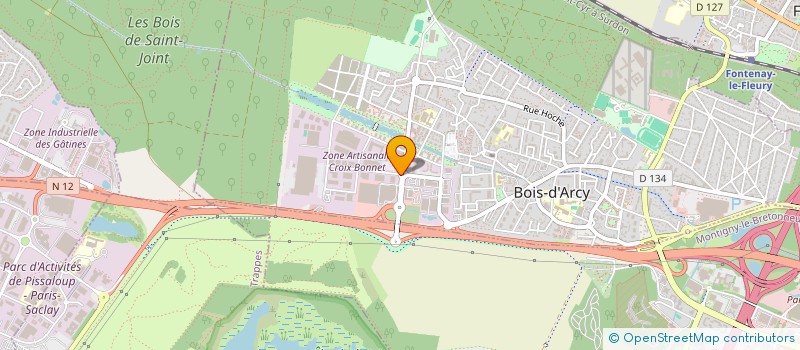 localisation de l'entreprise FRANCOIS - THIERRY  BOIS-D'ARCY