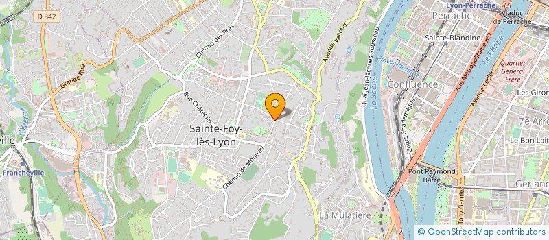 localisation de l'entreprise FRANCOIS TOINET AGENCEMENT  SAINTE FOY LES LYON