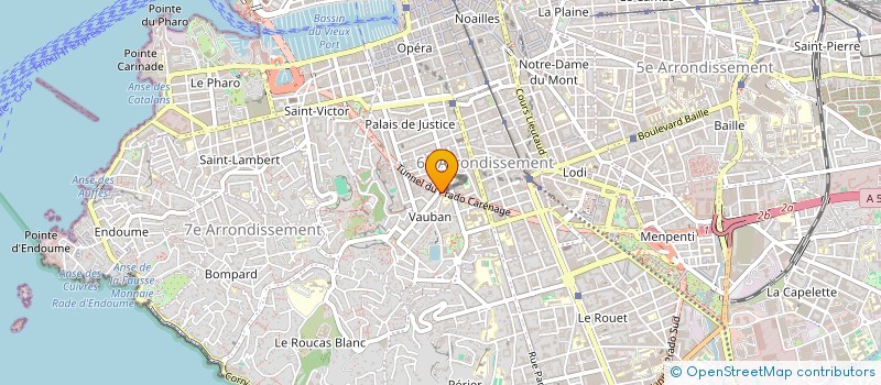 localisation de l'entreprise FRANCOIS TURK IMMOBILIER à MARSEILLE