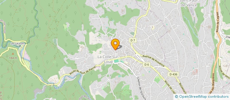 localisation de l'entreprise FRANCOIS VTC à LA COLLE-SUR-LOUP