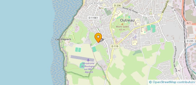 localisation de l'entreprise FRANCOIS XAVIER FRANCHITTI  OUTREAU