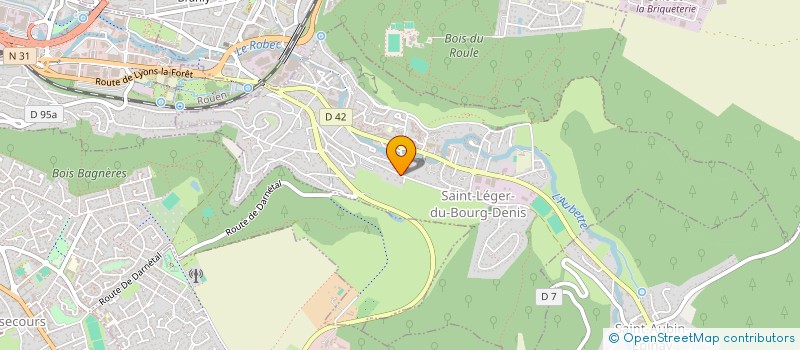 localisation de l'entreprise FRANCOIS XAVIER PAON à SAINT-LEGER-DU-BOURG-DENIS
