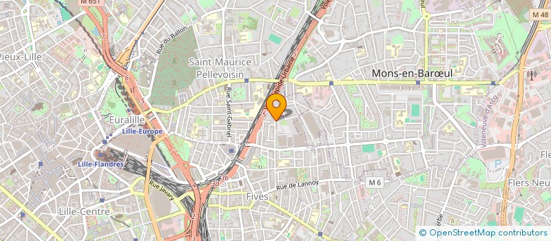 localisation de l'entreprise FRANCOIS Z & B  LILLE