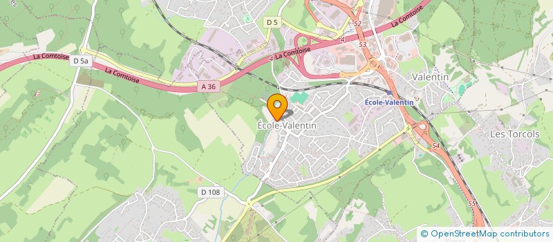 localisation de l'entreprise FRANCOISE  ECOLE-VALENTIN