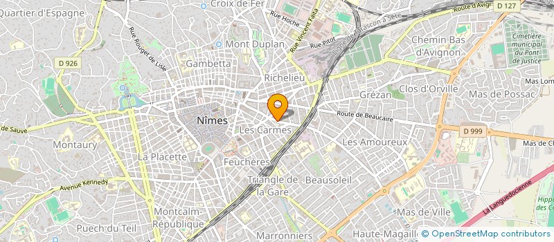 localisation de l'entreprise FRANCOISE ANDREOTTI à NIMES