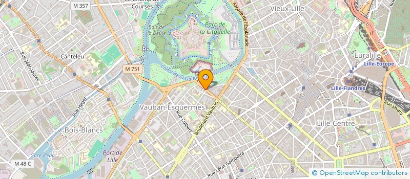 localisation de l'entreprise FRANCOISE BATIMENT à LILLE