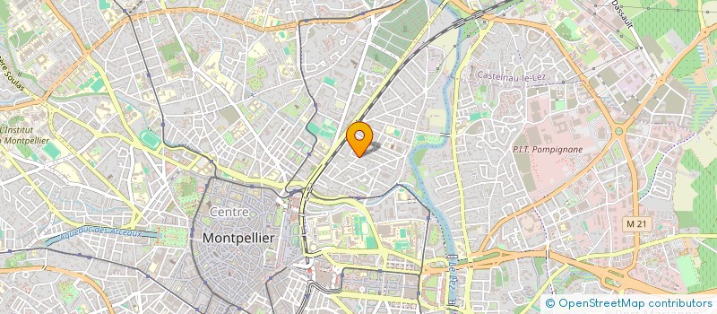 localisation de l'entreprise FRANCOISE CANIVENC SARL à MONTPELLIER