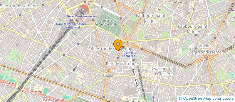 localisation de l'entreprise FRANCOISE CATRY SARL à PARIS