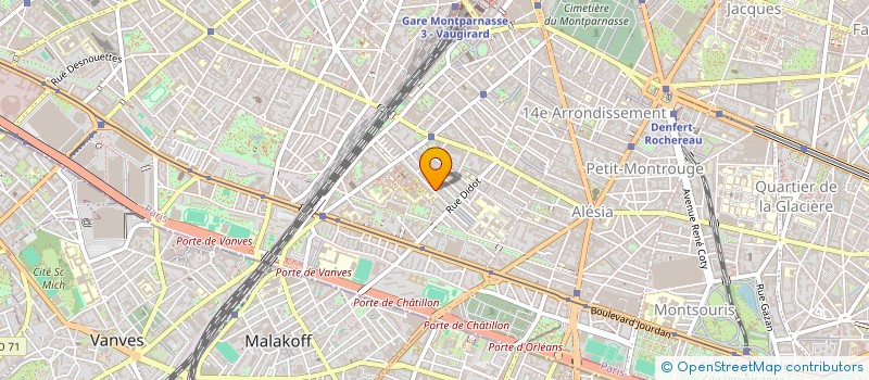 localisation de l'entreprise FRANCOISE CLERC  PARIS