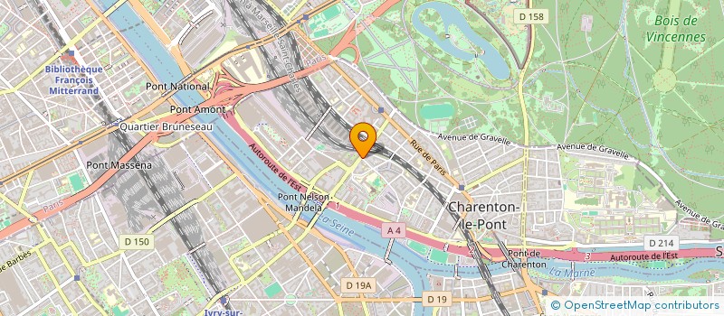 localisation de l'entreprise FRANCOISE COIFFURE  CHARENTON-LE-PONT