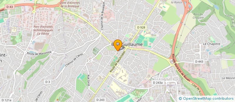 localisation de l'entreprise FRANCOISE COIFFURE MB à BOIS-GUILLAUME
