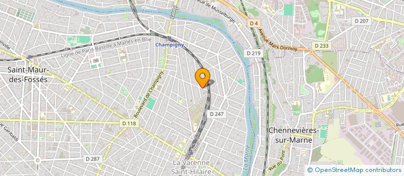 localisation de l'entreprise FRANCOISE DILLEMANN CONSEIL à SAINT-MAUR-DES-FOSSES