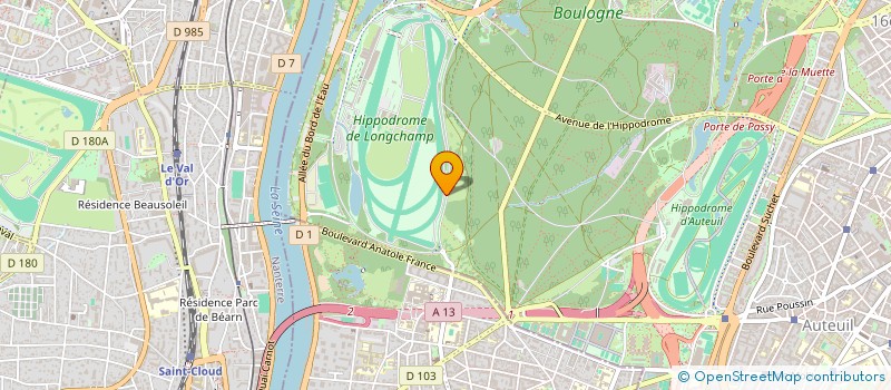localisation de l'entreprise FRANCOISE DURST à PARIS