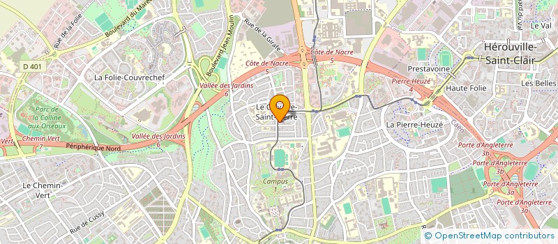 localisation de l'entreprise FRANCOISE FORTIER à CAEN