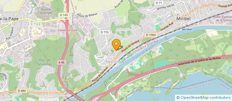 localisation de l'entreprise FRANCOISE LACOMBE  NEYRON