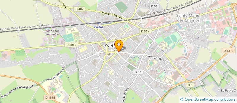 localisation de l'entreprise FRANCOISE LAURENT IMMOBILIER à YVETOT