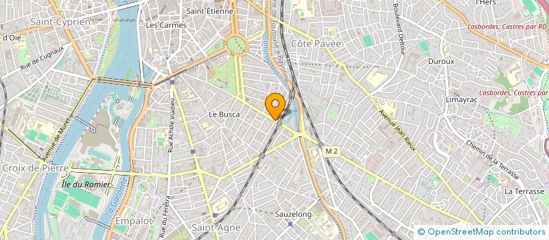 localisation de l'entreprise FRANCOISE LEBOULANGER EURL  TOULOUSE