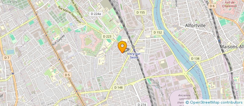 localisation de l'entreprise FRANCOISE MATAILLET CONSEIL  VITRY-SUR-SEINE