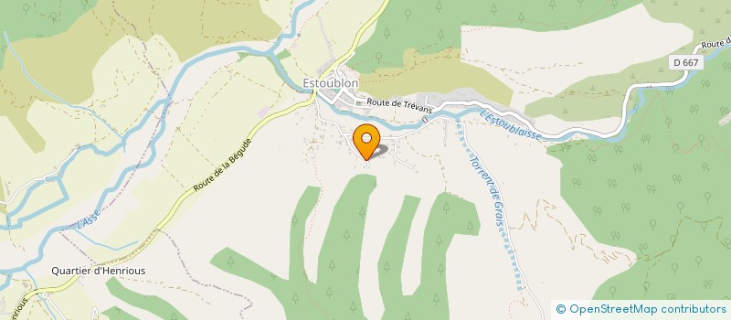 localisation de l'entreprise FRANCOISE MATHIEU MAZIERES  ESTOUBLON