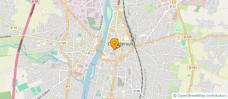 localisation de l'entreprise FRANCOISE MOREL  CHATELLERAULT