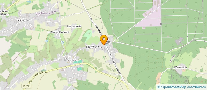 localisation de l'entreprise FRANCOISE'S à MORNAC