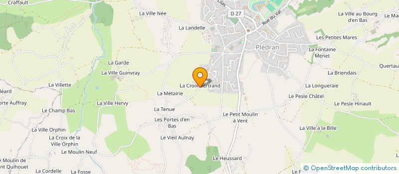 localisation de l'entreprise FRANCOISE - YA  PLEDRAN