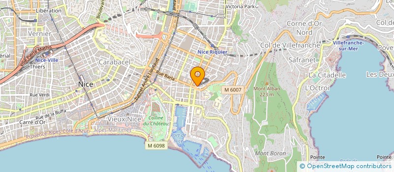 localisation de l'entreprise FRANCOL à NICE