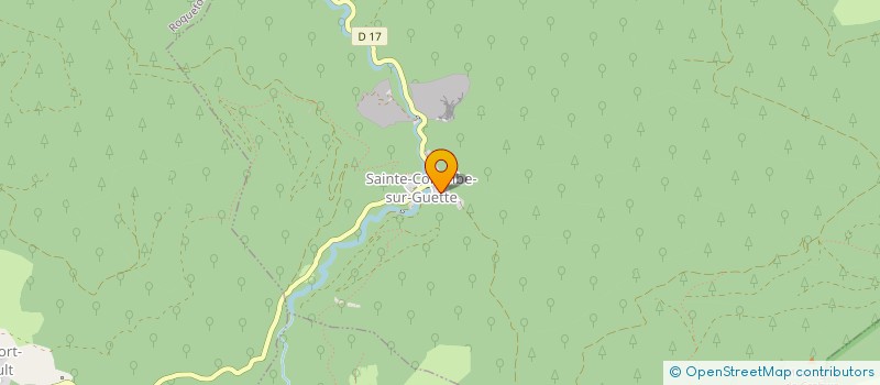 localisation de l'entreprise FRANCOLLANDE  SAINTE-COLOMBE-SUR-GUETTE