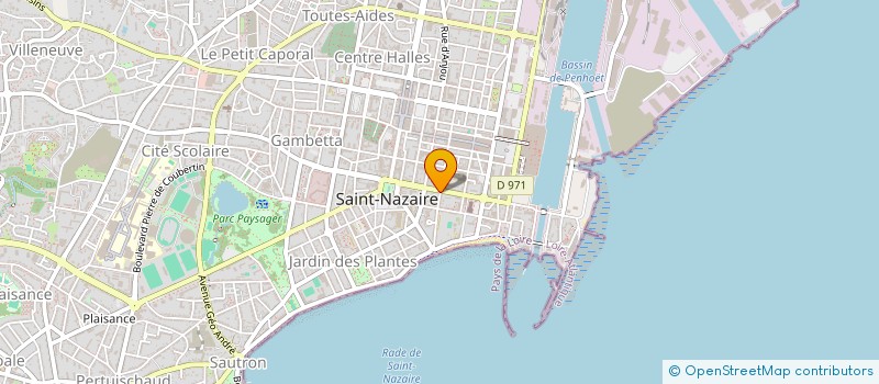 localisation de l'entreprise FRANCOM à SAINT-NAZAIRE