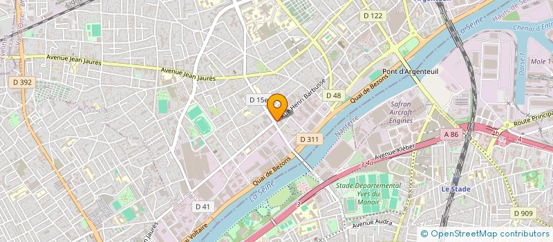 localisation de l'entreprise FRANCOMA  ARGENTEUIL