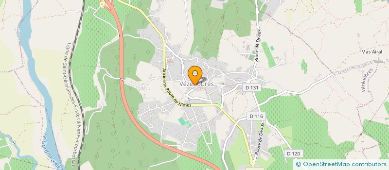 localisation de l'entreprise FRANCOMBAT  VEZENOBRES