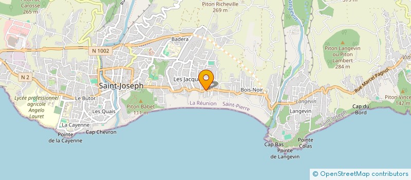 localisation de l'entreprise FRANCOMME BRUNO à SAINT-JOSEPH