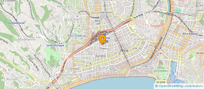 localisation de l'entreprise FRANCOPHONIA SOLIDAIRE à NICE