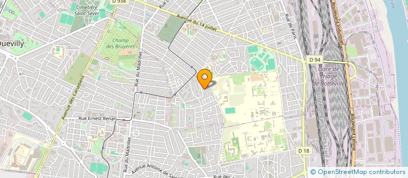 localisation de l'entreprise FRANCOPHONIE AU FEMININ  SOTTEVILLE-LES-ROUEN