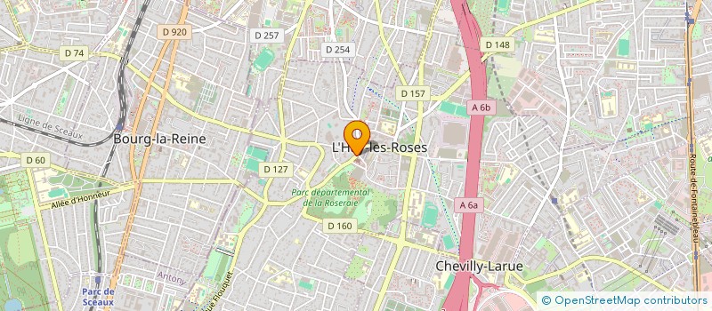 localisation de l'entreprise FRANCOPHONIE AVEC ASIE  L'HAY-LES-ROSES