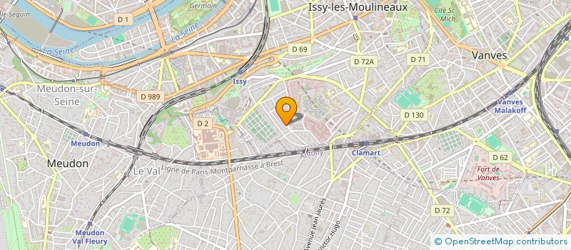 localisation de l'entreprise FRANCOPHONIE DES ANCIENS COMBATTANTS ET DESCENDANTS à ISSY-LES-MOULINEAUX