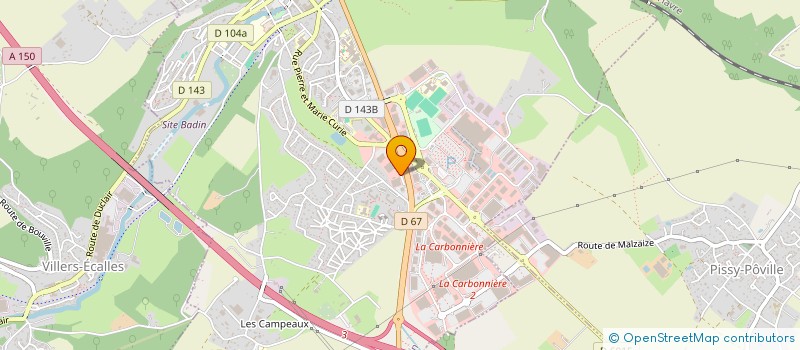 localisation de l'entreprise FRANCOR à BARENTIN