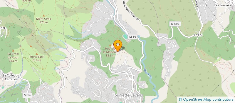 localisation de l'entreprise FRANCOSSE  TOURRETTE-LEVENS