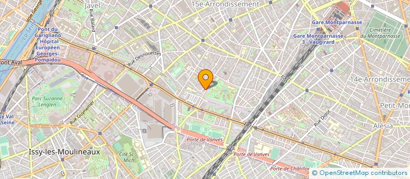 localisation de l'entreprise FRANCOTEX à PARIS