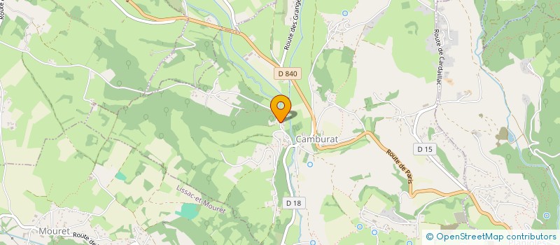 localisation de l'entreprise FRANCOUAL  FONS